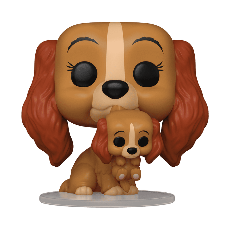 pop lady with puppy 1553