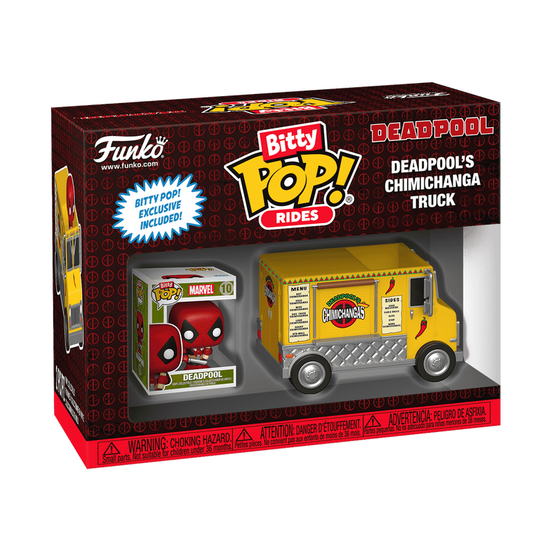 Bitty Pop! Rides Deadpool's Chimichanga Truck