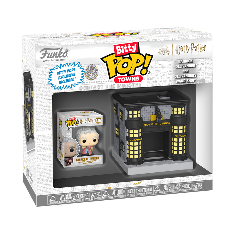 Bitty Pop! Townsi Garrick Ollivander ja Ollivanderi võlukeppide pood 