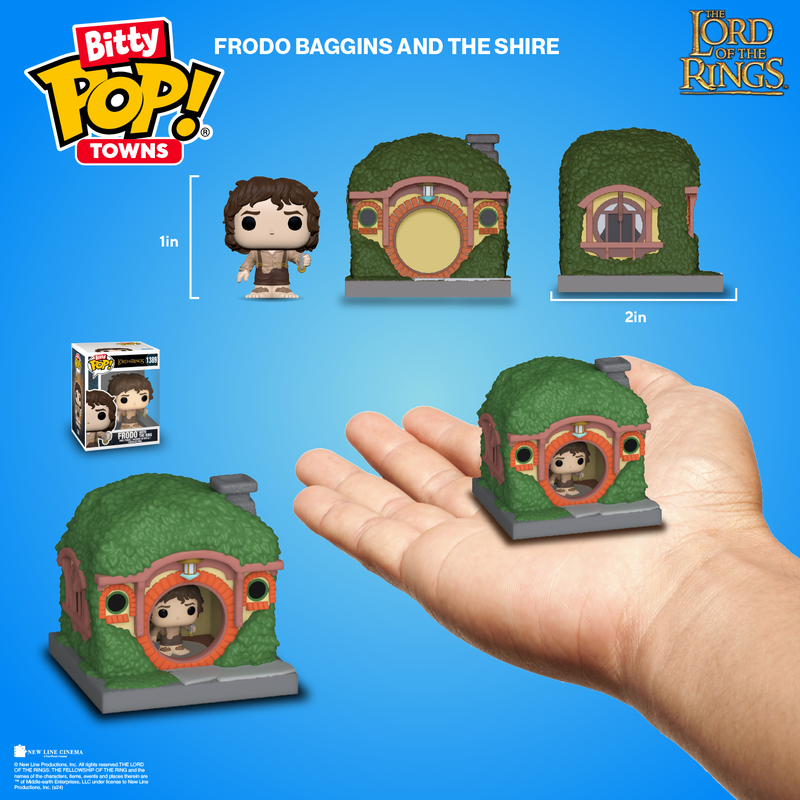 Pisike Pop! Linnad Frodo Baggins ja Shire 