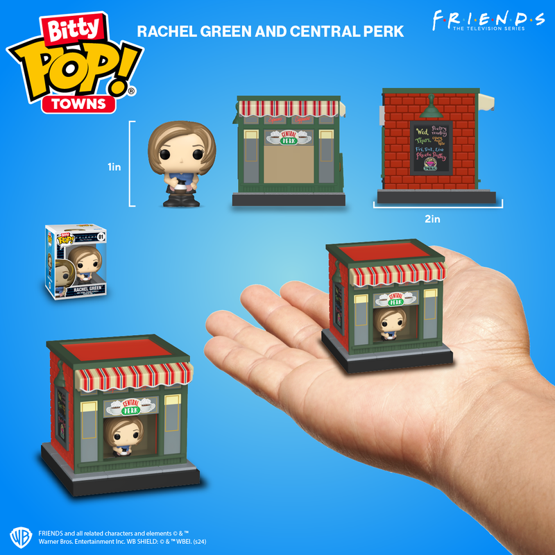 Bitty Pop! Towns Rachel Green and Central Perk