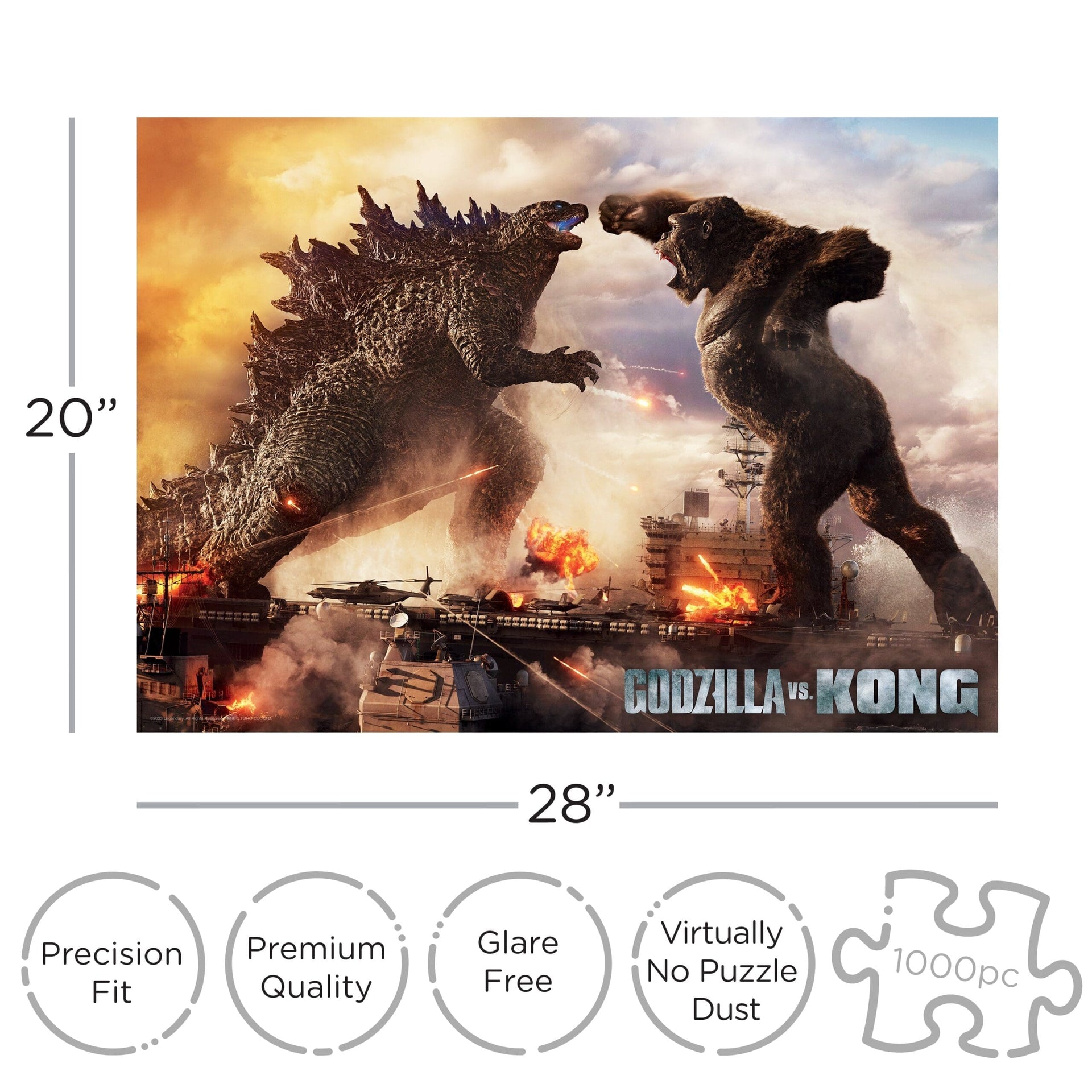 Puzzle Godzilla contro Kong - 1000P