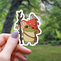 RPG Druid frø klistermærke