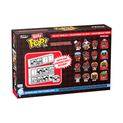 Bitty Pop! Deadpool 4-Pack Series 4