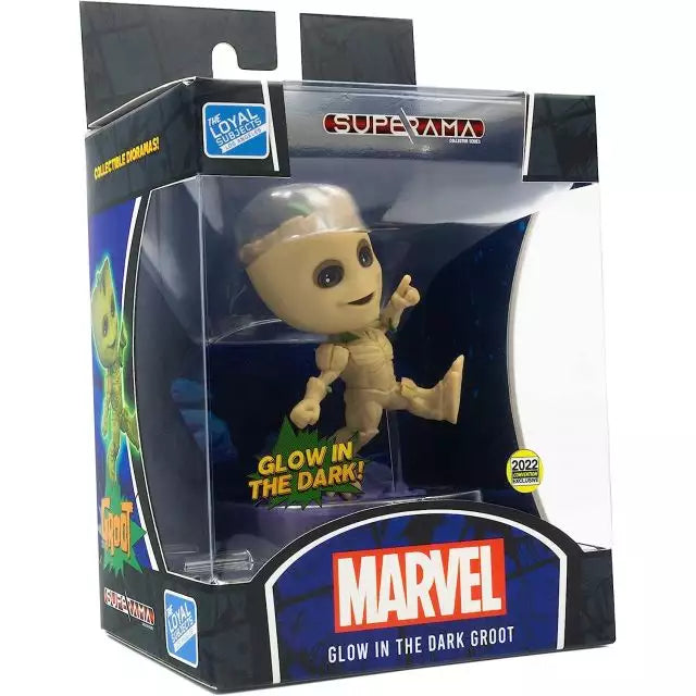 Mini-dioramă Superama Groot fosforescentă exclusivă SDCC 