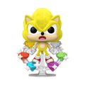 Pop! Plus Super Sonic avec Emeraudes (Flocked)