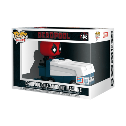 Pop! Rides Super Deluxe Deadpool sur une Zamboni Machine