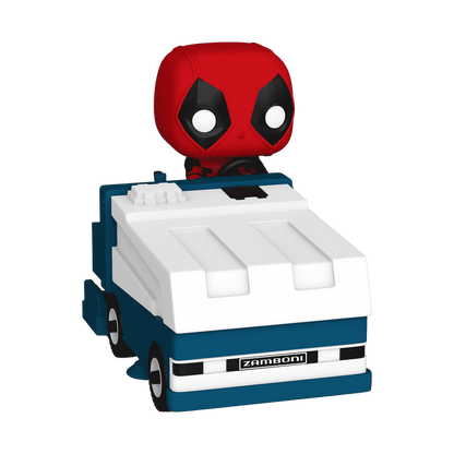 Pop! Rides Super Deluxe Deadpool sur une Zamboni Machine