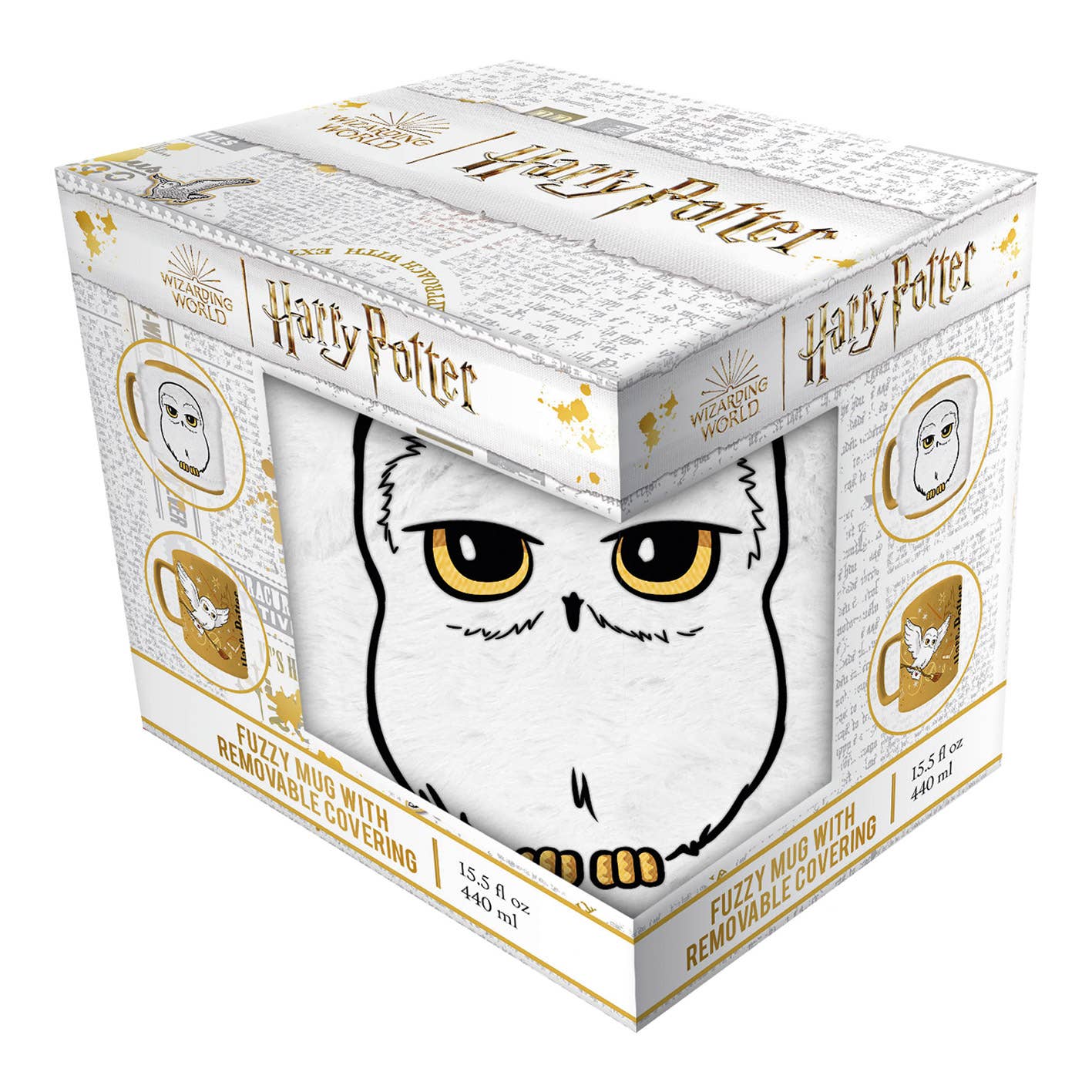 Mug Fuzzy Harry Potter - Hedwige