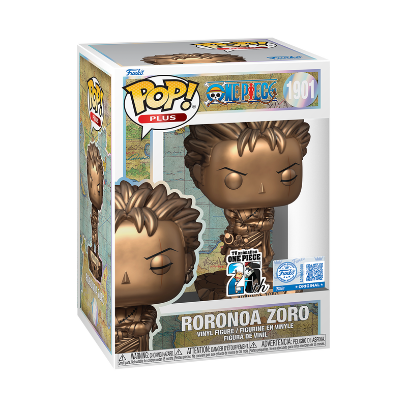 Pop! Plus Roronoa Zoro Statue (Bronze)