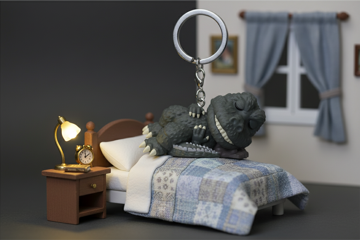 Pop! Keychain Godzilla Endormi