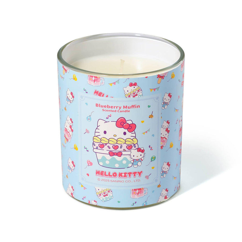 Original Hello Kitty Printed Candle, Blueberry Muffin Scent
