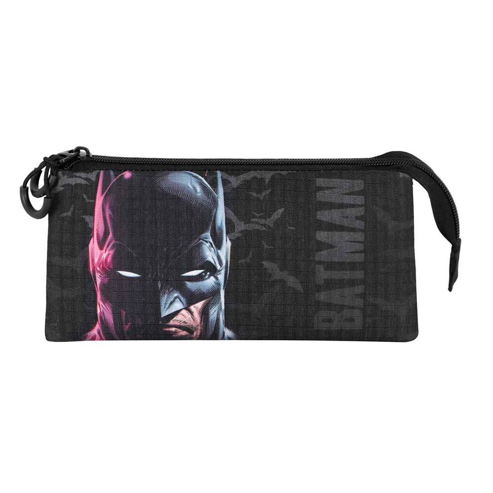 DC Comics Batman Gesicht-Federmäppchen dreifach
