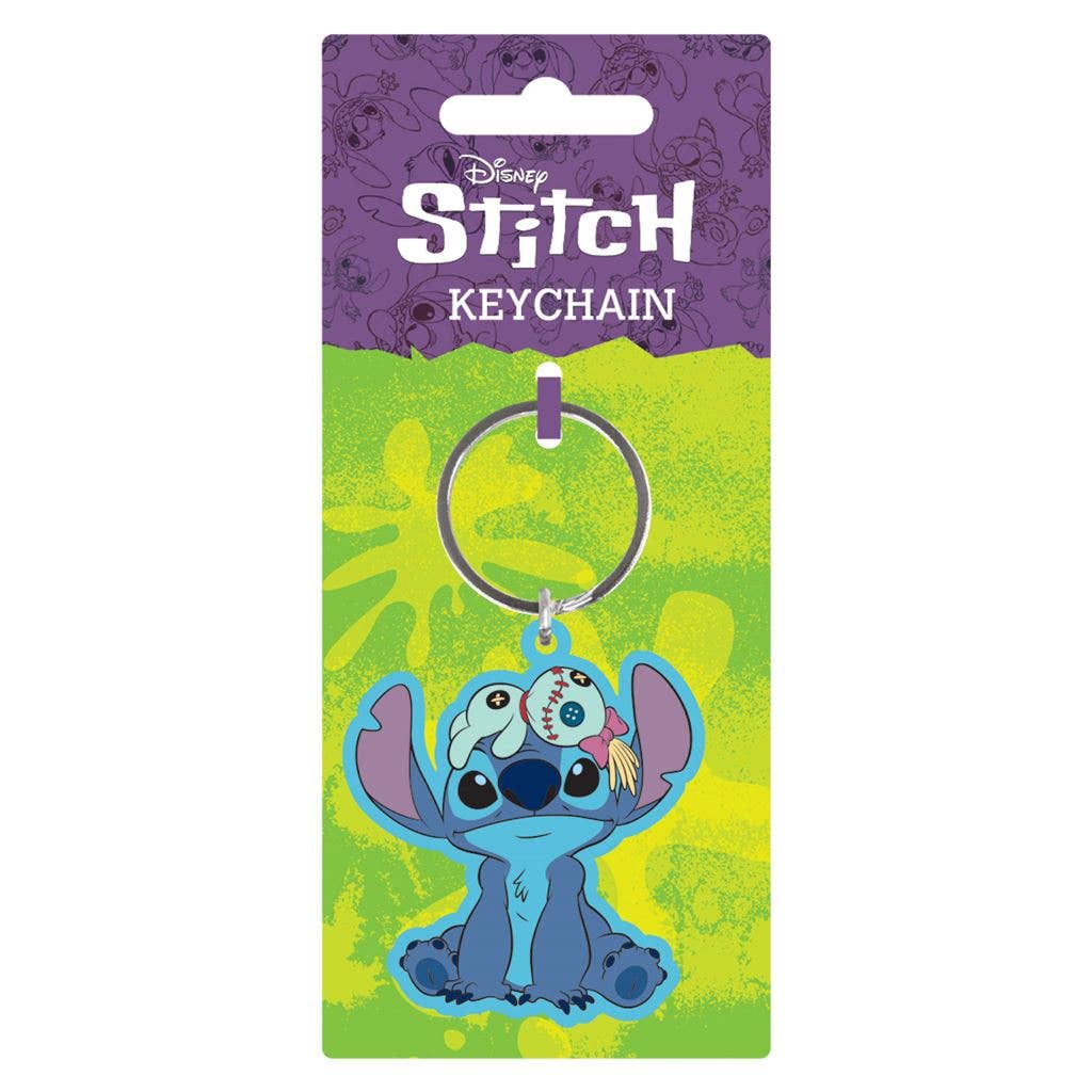 Lilo &amp; Stitch Keychain - Stitch &amp; Scrump