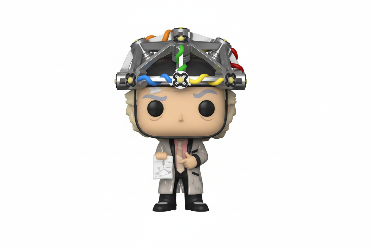 Doc Brown sisakkal 