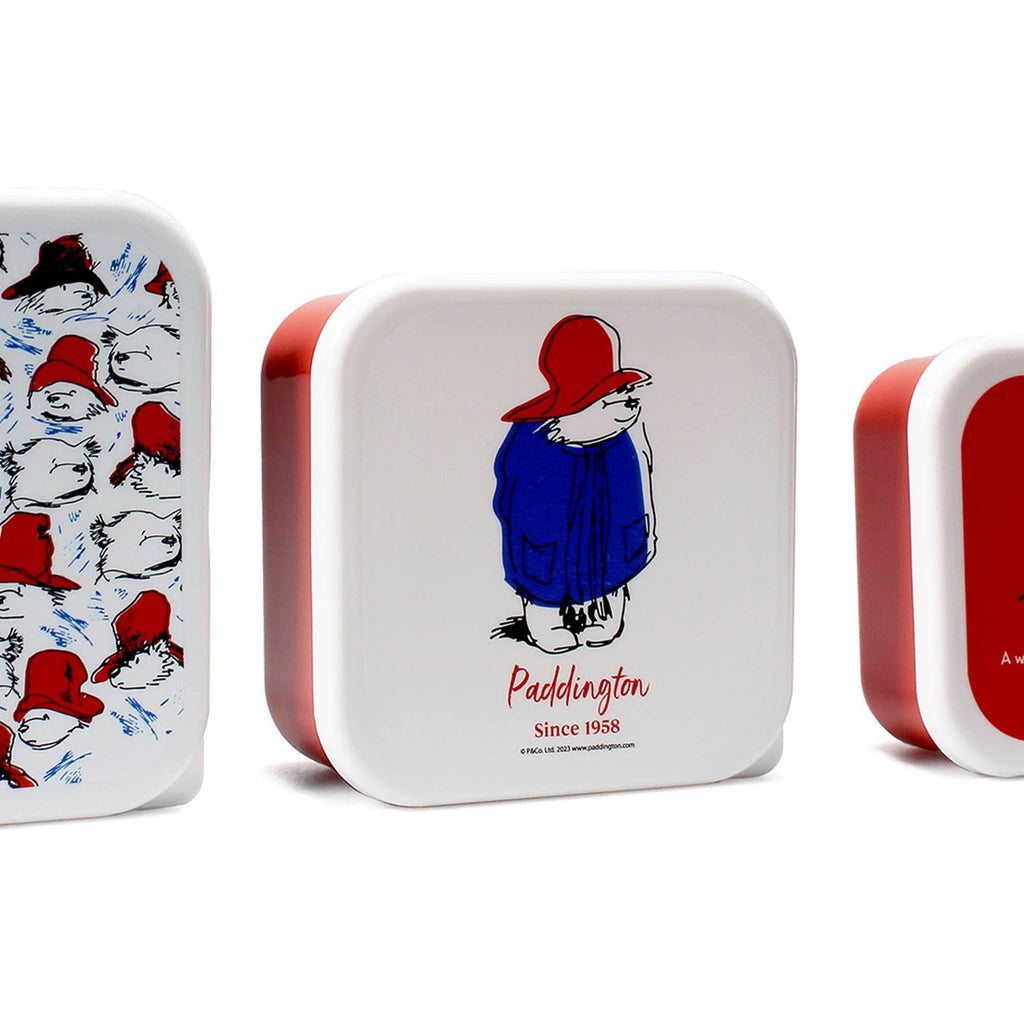 Set of 3 Paddington Snack Boxes