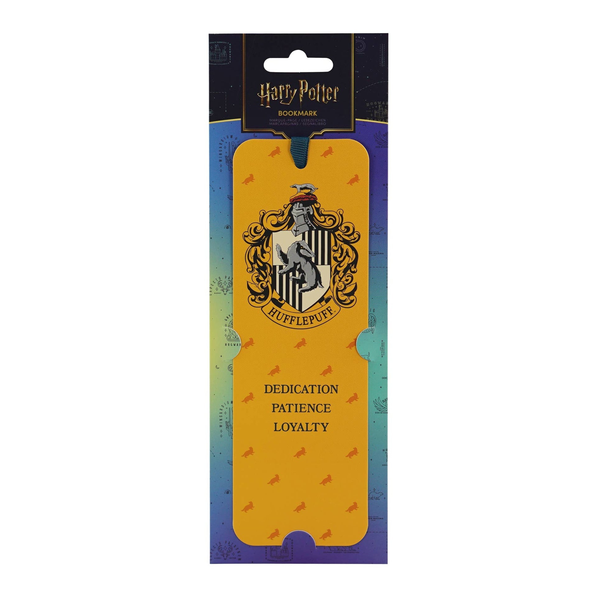 Marque-page en papier Harry Potter - Poufsouffle