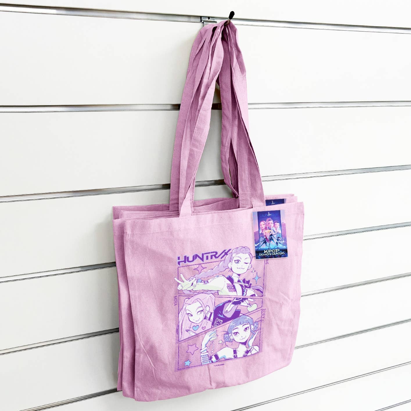 Tote bag Light Pink K-POP Demon Hunters - Huntrix