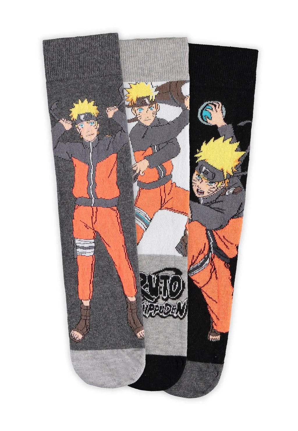 3 Naruto Shippuden zeķu pāru iepakojums