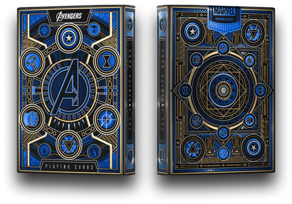 avengers blue edition playing cards theory11