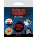 Badges Stranger Things - På hovedet 