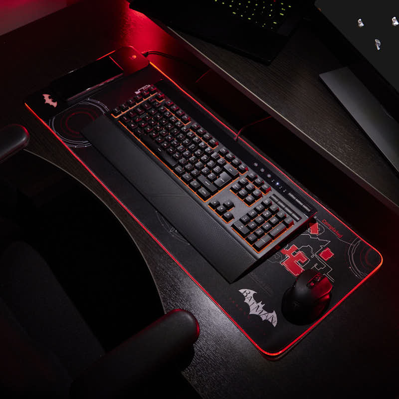 Tapis de jeu géant et Chargeur de téléphone portable - Batman Arkham