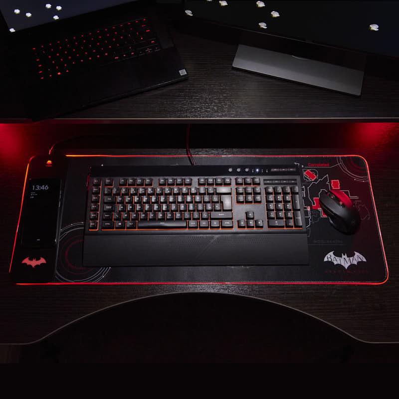 Tapis de jeu géant et Chargeur de téléphone portable - Batman Arkham