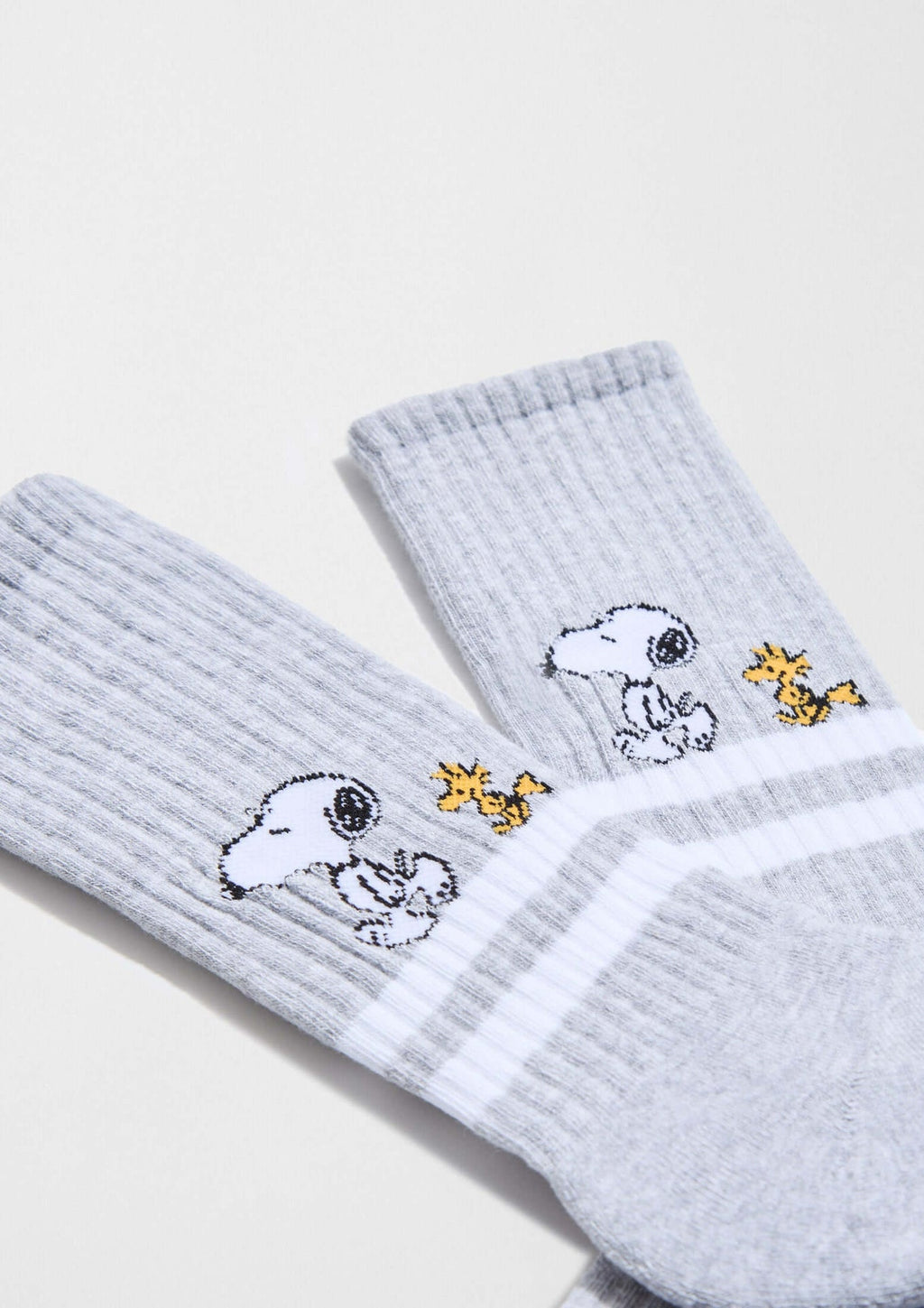 Sportsocken BeSnoopy Streifen Grau