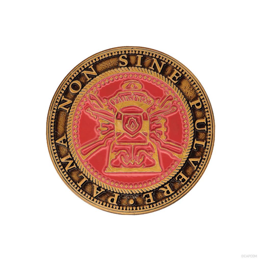 resident evil 4 set of two metal shooting gallery tokens fanattik