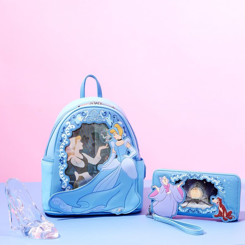 Pelenės „Princesės“ mini kuprinė (lęšio formos) 