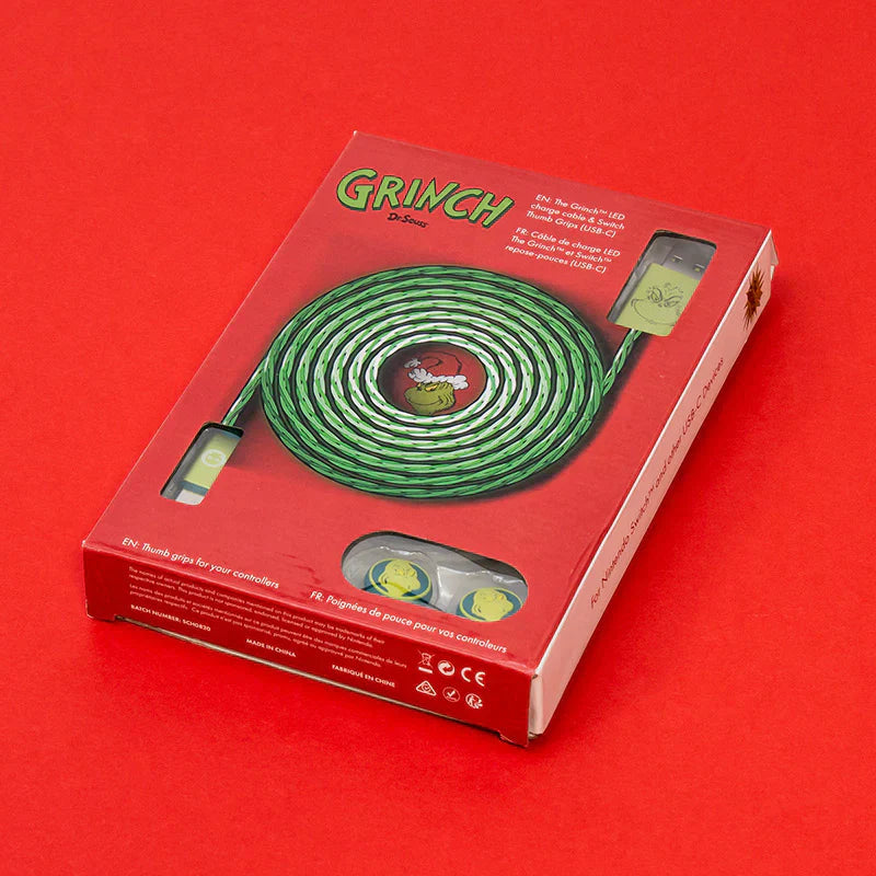 official the grinch led usb c cable numskull