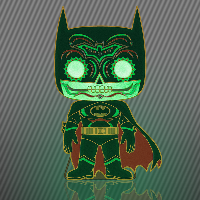 pop pin batman dia de los dc glow 23