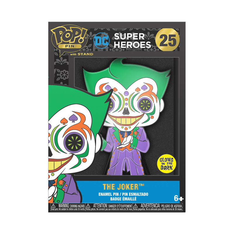 Joker Dia De Los DC (Glow) - Pop! Pin