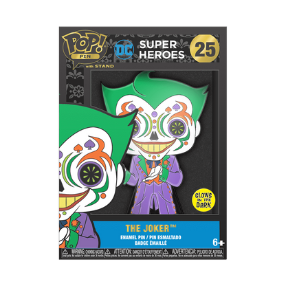 Joker Dia De Los DC (Glow) - Pop! Pin