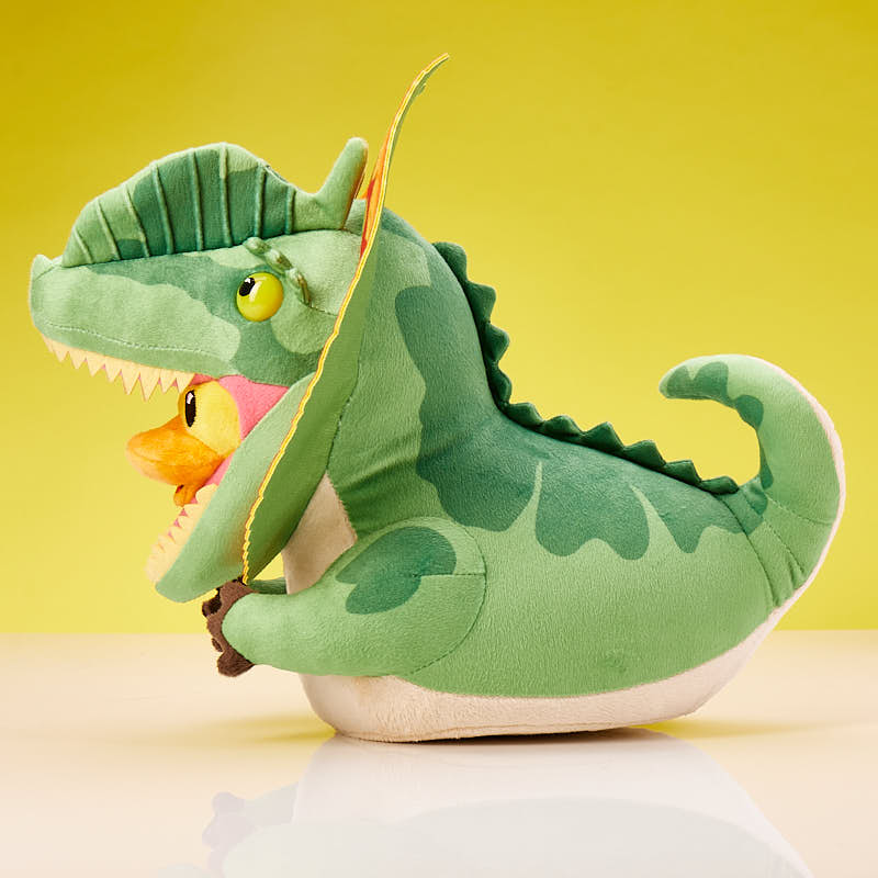 Kachna Dilophosaurus (plyšová)