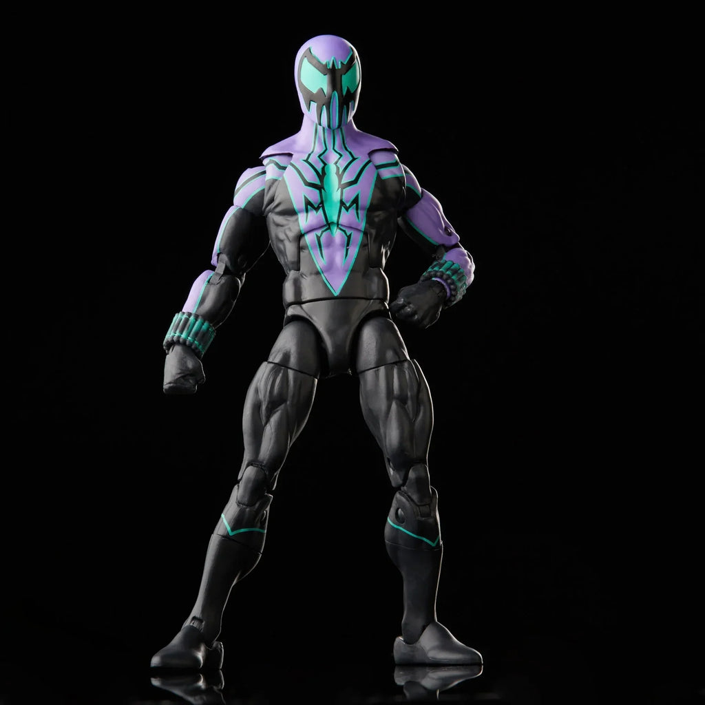 Hasbro Marvel Legends Series Marvel's Chasm Ben Reilly Spider-man noir violet