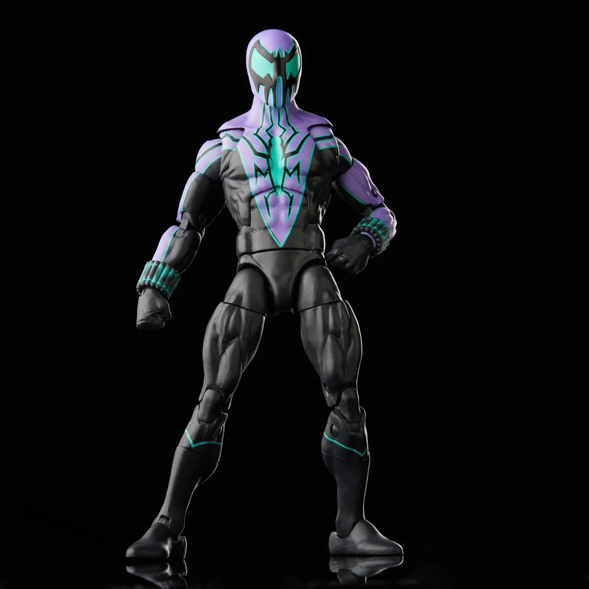 Hasbro Marvel Legends Series Marvel's Chasm Ben Reilly Spider-man noir violet