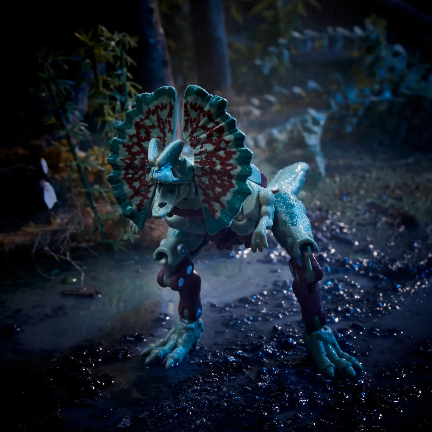 Transformers Collaborative Jurassic Park x Transformers Dilophocon och Autobot JP12