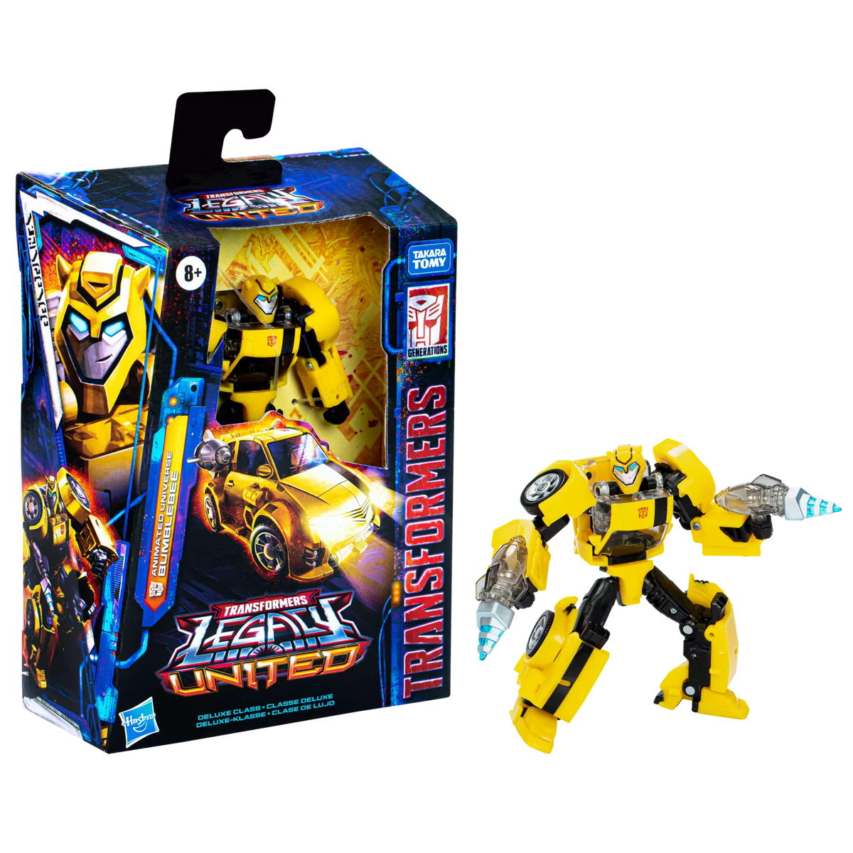 Transformers Legacy United Deluxe – Animated Universe Bumblebee 14 cm