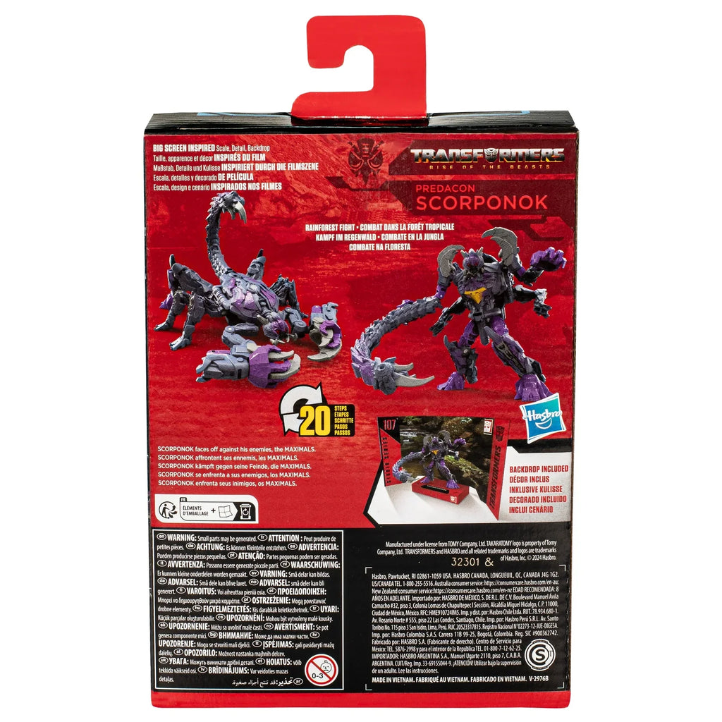 „Transformers Generations Studio Series Deluxe“ 107 „Predator Scorpion“