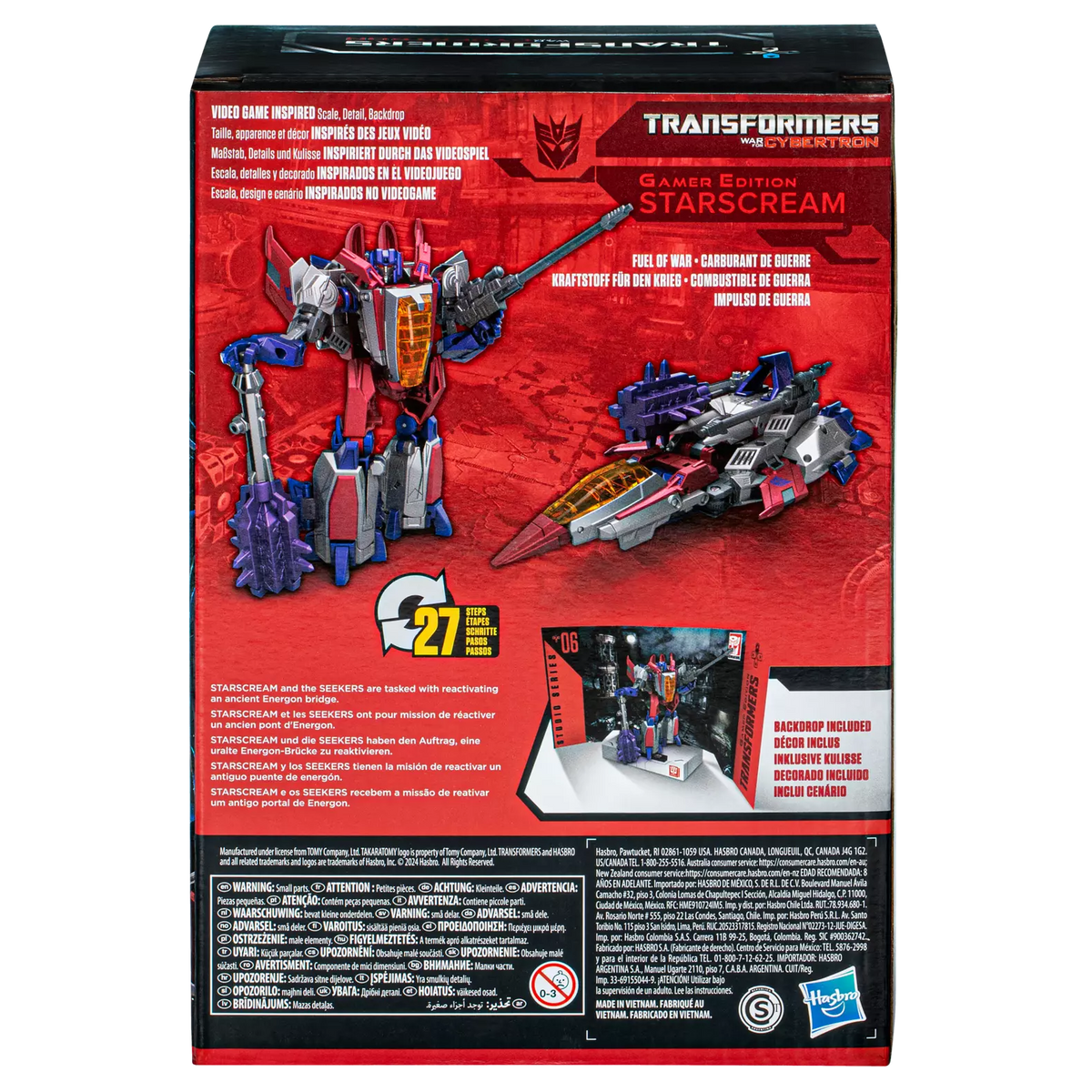 Transformers Generations Studio Series Traveler 06 Starscream 