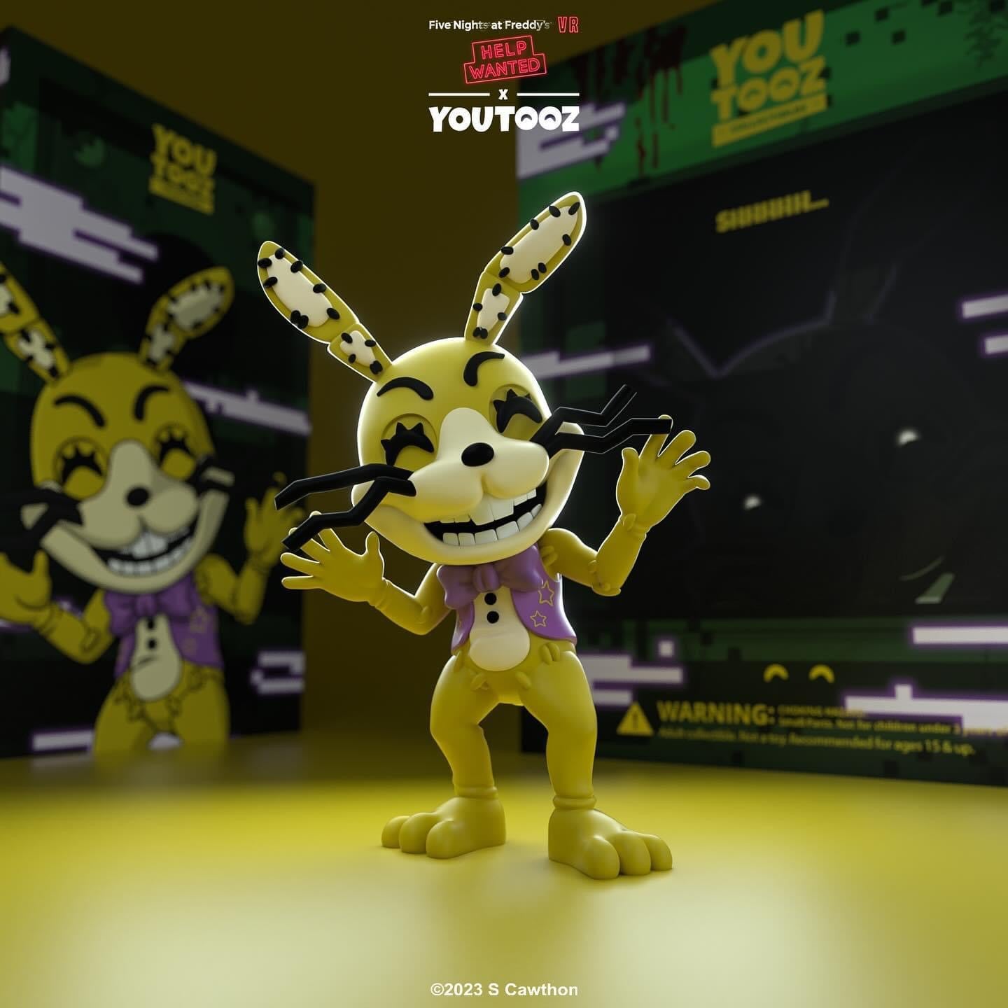 Five Nights at Freddy's Vinyl figurine Glitchtrap Youtooz FNAF