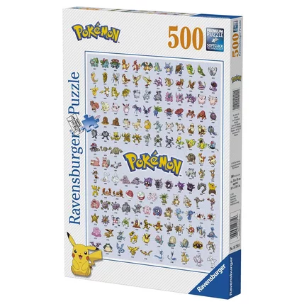 POKEMON Puzzle 500 Pces Pokedex Première Génération