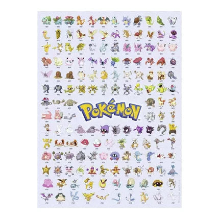 Pokémon Puzzle - Első Generációs Pokedex 