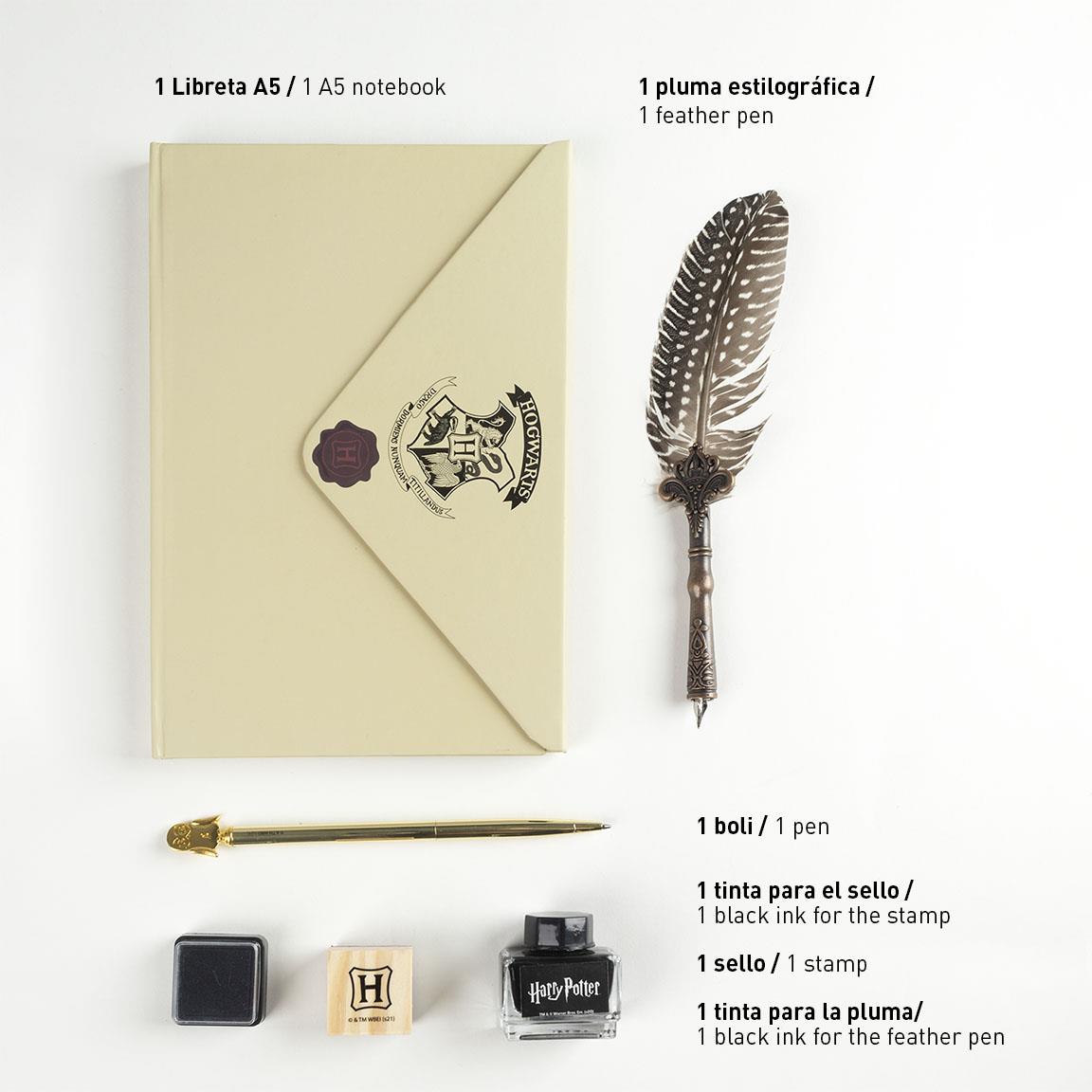 Set Caligraphie & Papeterie Harry Potter - Lettre