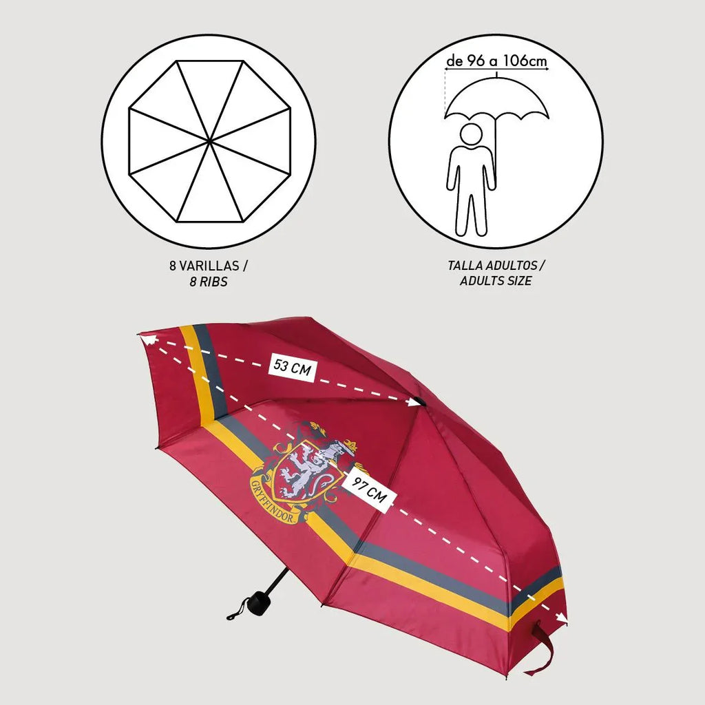 Harry Potter Foldbar Paraply - Gryffindor