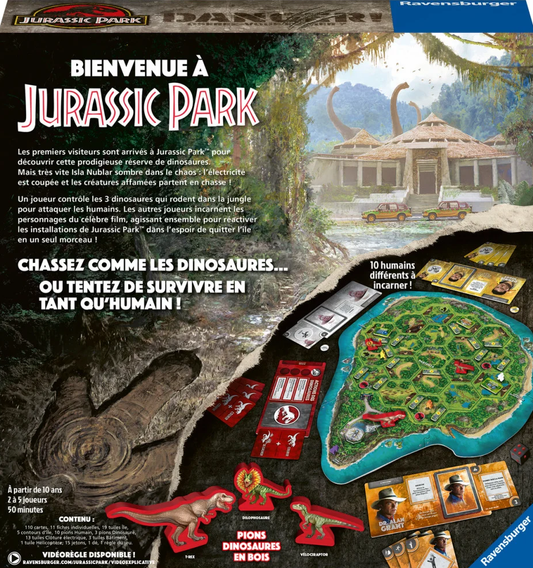 Jeu de Plateau Jurassic Park - Danger 'Vers. FR'