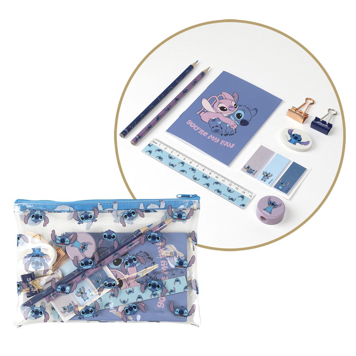 STITCH & ANGEL You're My Fav Set papeterie 12 Pc