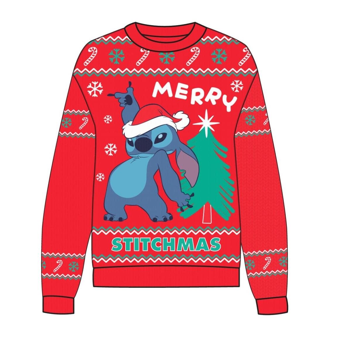 STITCH-MAS Merry Pull de Noël (XS)