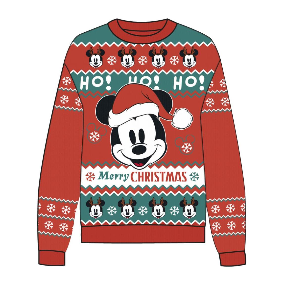 MICKEY Ho! Ho! Ho! Merry Xmas Pull de Noël (XL)